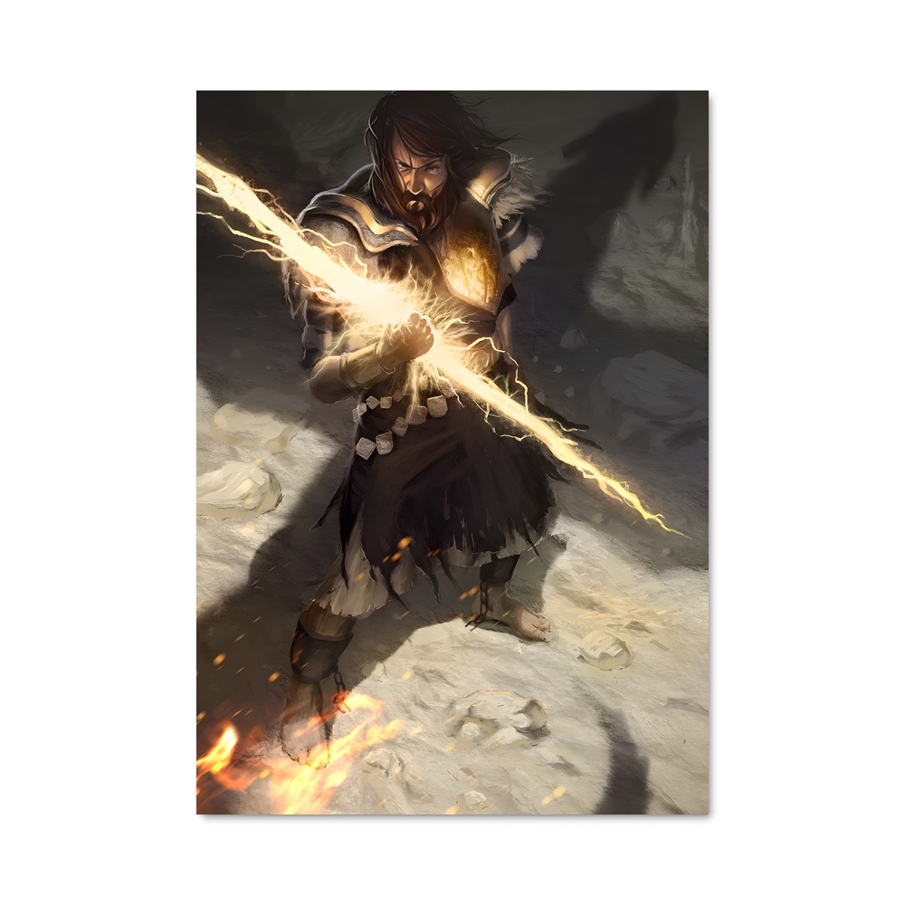 Poster Flamme de la Guerrière – affiche Dark souls